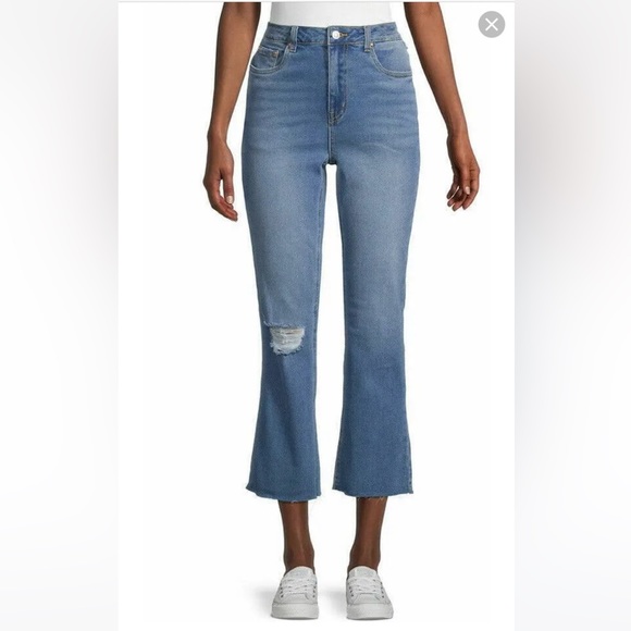 Avec Les Filles high rise straight leg jeans - Picture 1 of 6